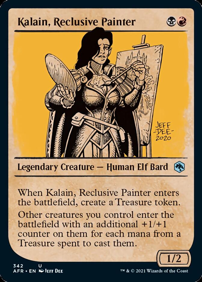 Kalain, Reclusive Painter (Showcase) [Dungeons & Dragons: Adventures in the Forgotten Realms] | Anubis Games and Hobby