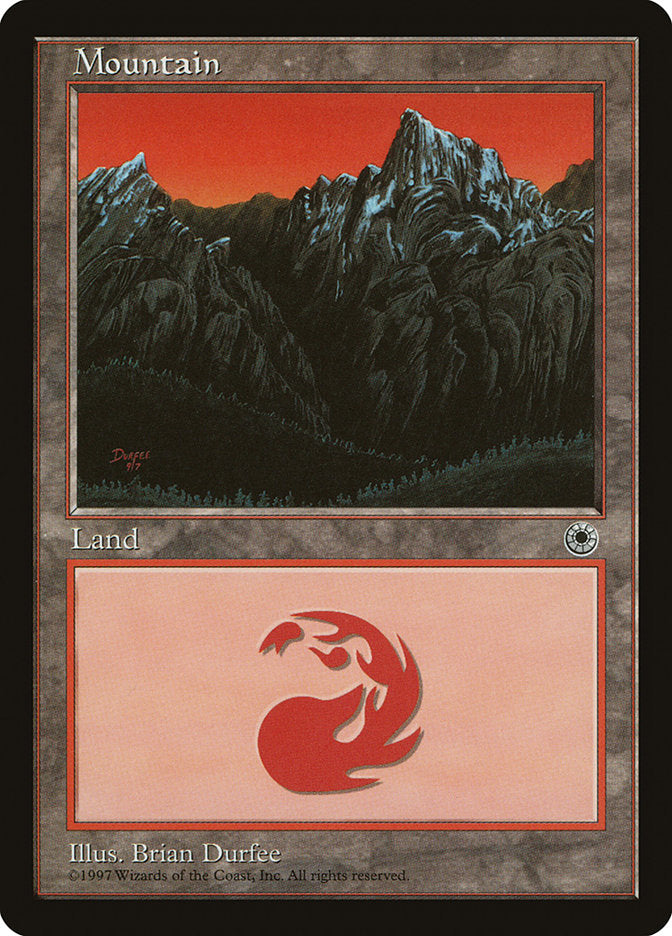 Mountain (9/7 Signature / Peak on Left) [Portal] | Anubis Games and Hobby