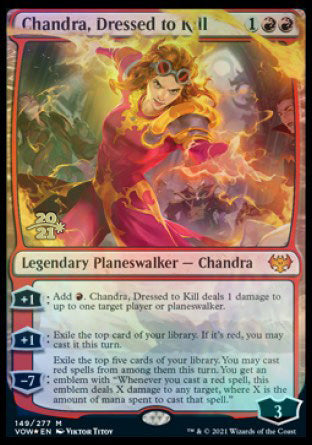 Chandra, Dressed to Kill [Innistrad: Crimson Vow Prerelease Promos] | Anubis Games and Hobby