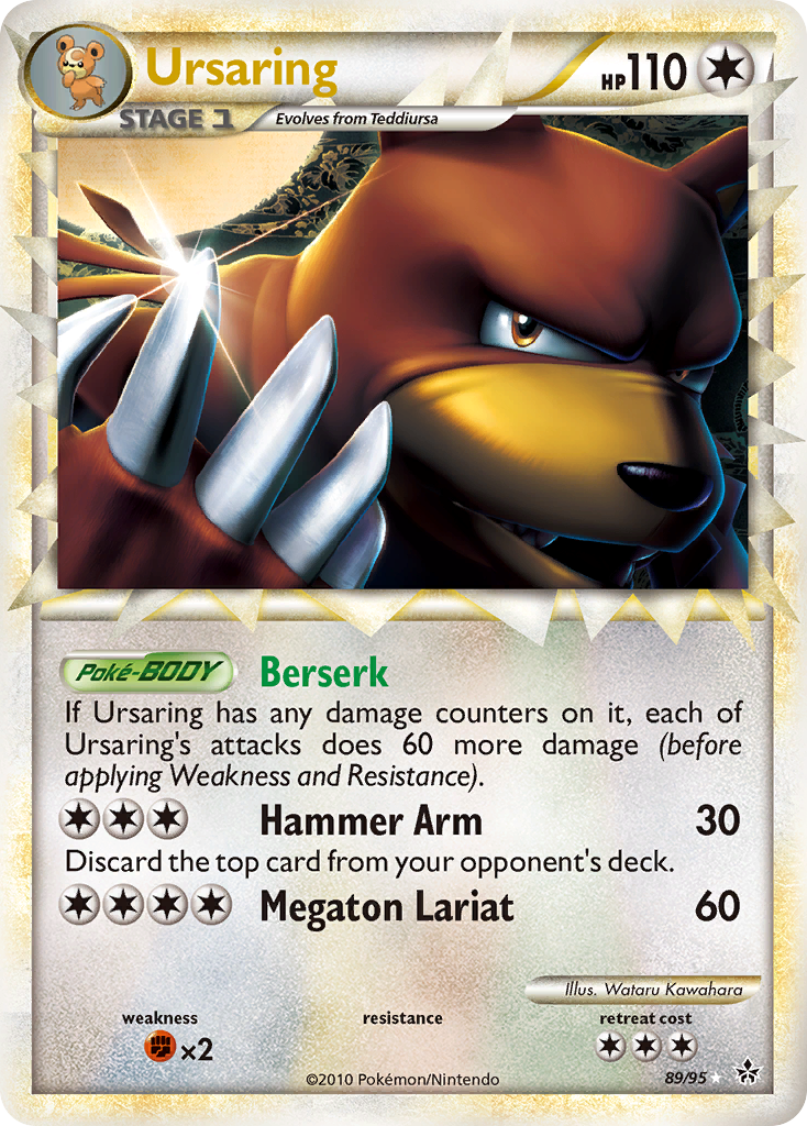 Ursaring (89/95) [HeartGold & SoulSilver: Unleashed] | Anubis Games and Hobby