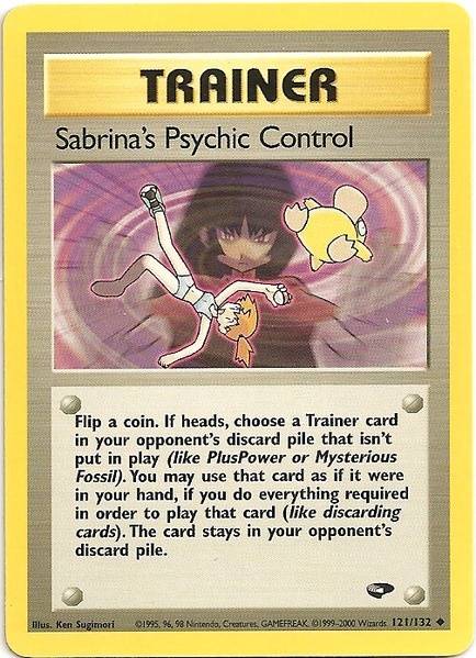 Sabrina's Psychic Control (121/132) [Gym Challenge Unlimited] | Anubis Games and Hobby