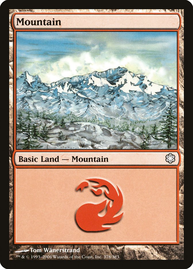 Mountain (378) [Coldsnap Theme Decks] | Anubis Games and Hobby