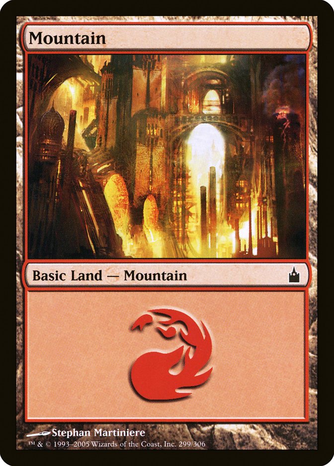 Mountain (299) [Ravnica: City of Guilds] | Anubis Games and Hobby