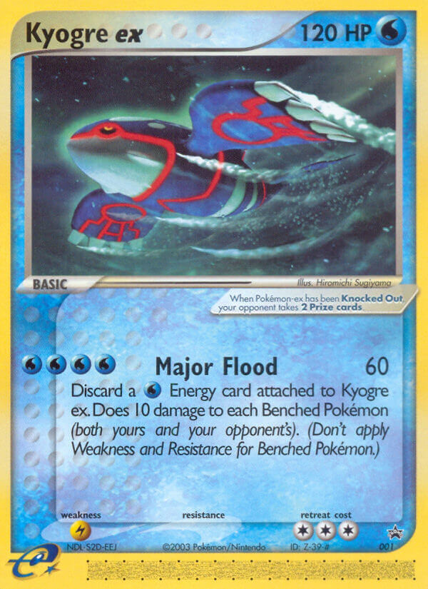 Kyogre ex (001) [Nintendo: Black Star Promos] | Anubis Games and Hobby