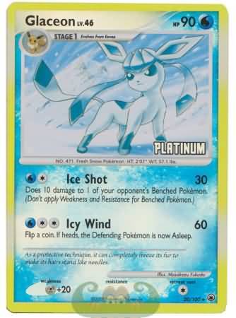 Glaceon (20/100) [Burger King Promos: 2009 Collection] | Anubis Games and Hobby