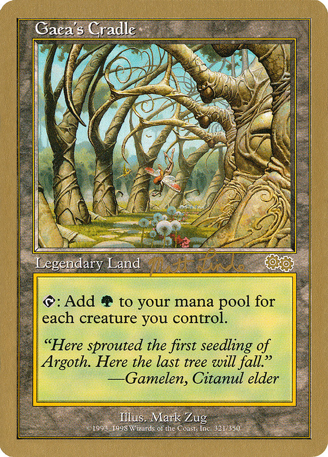 Gaea's Cradle (Matt Linde) [World Championship Decks 1999] | Anubis Games and Hobby