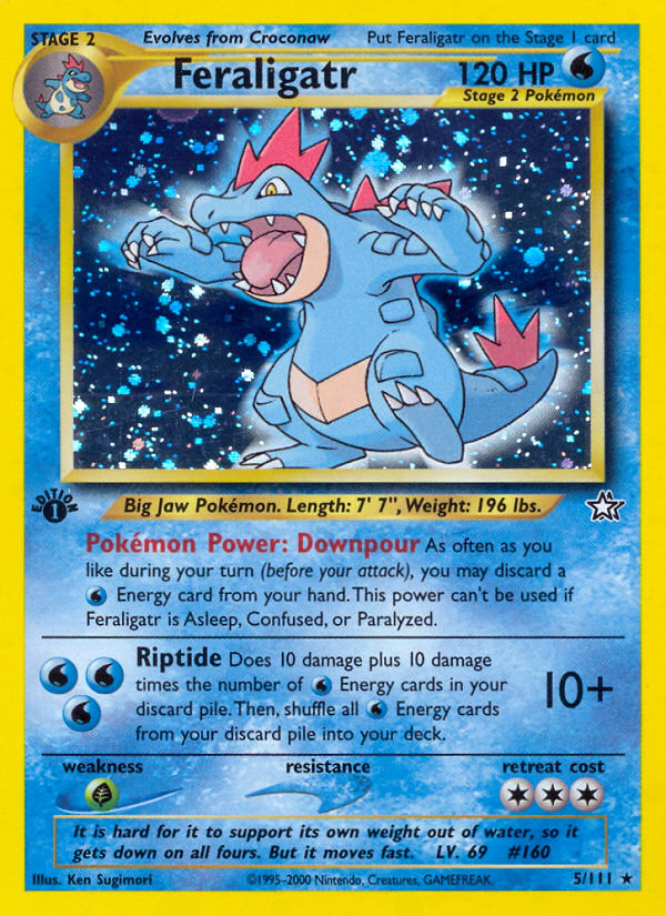 Feraligatr (5/111) [Neo Genesis 1st Edition] | Anubis Games and Hobby