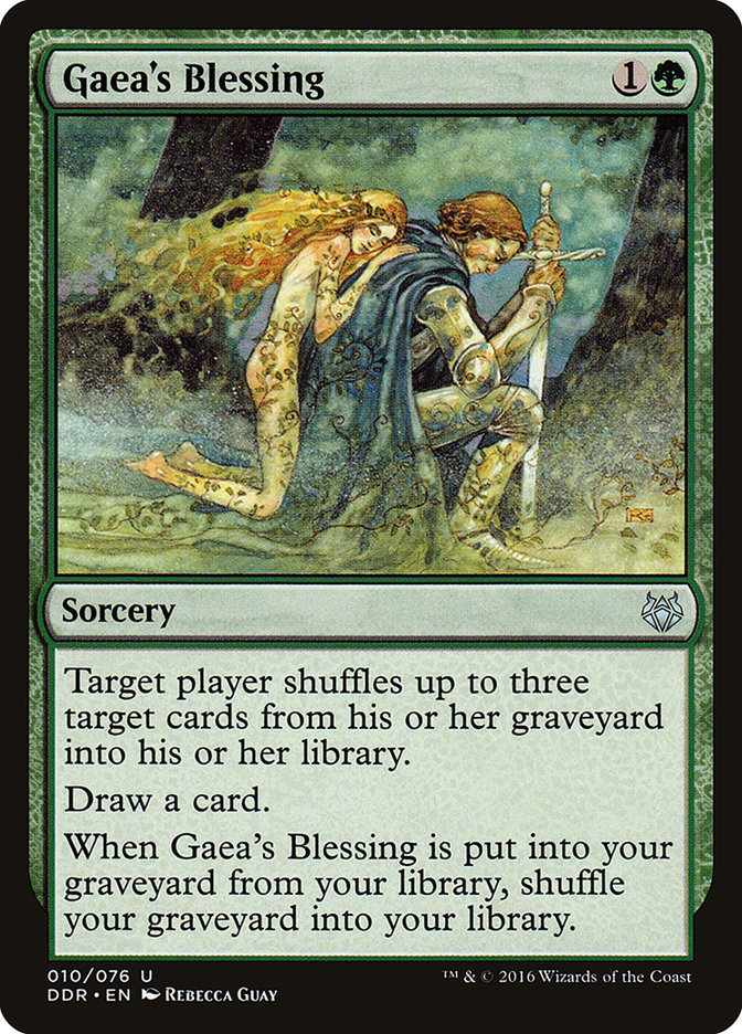 Gaea's Blessing [Duel Decks: Nissa vs. Ob Nixilis] | Anubis Games and Hobby