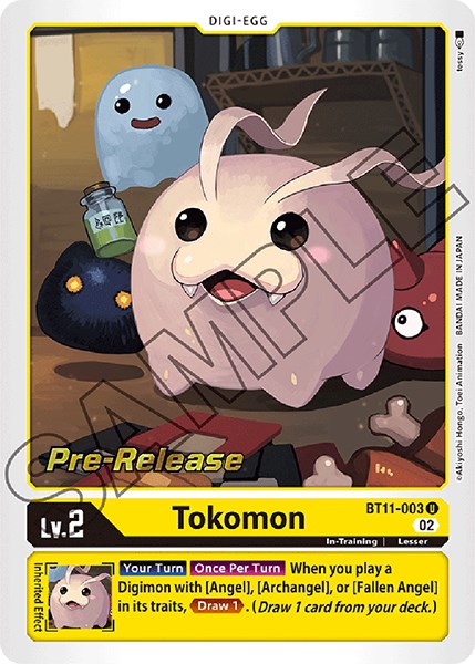 Tokomon [BT11-003] [Dimensional Phase Pre-Release Promos] | Anubis Games and Hobby