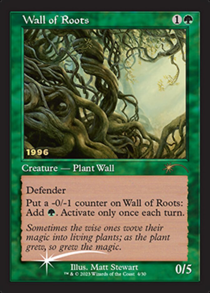 Wall of Roots [30th Anniversary Promos] | Anubis Games and Hobby