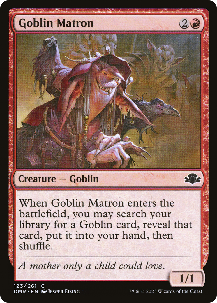 Goblin Matron [Dominaria Remastered] | Anubis Games and Hobby