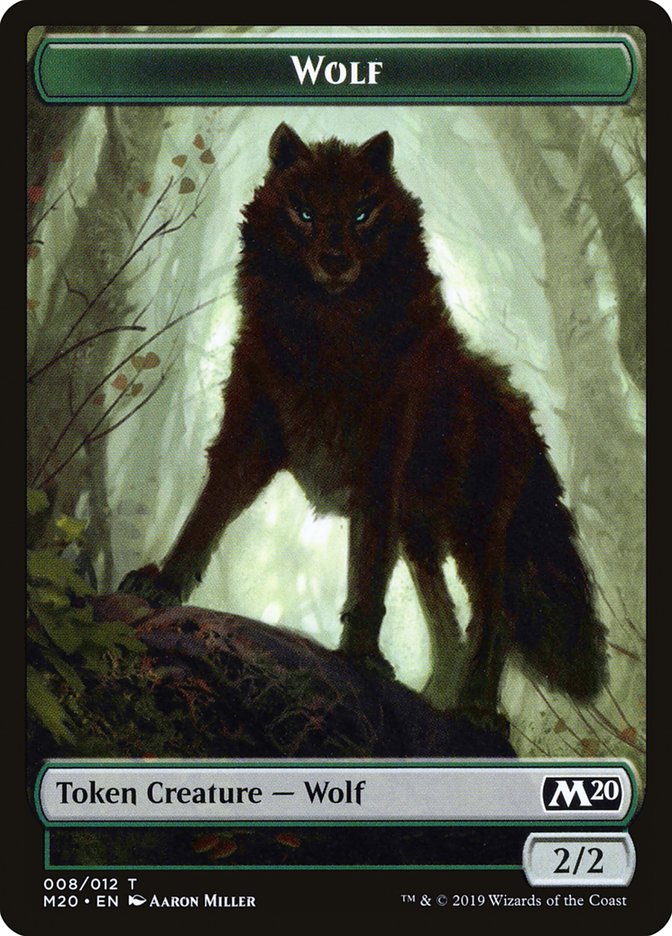 Zombie // Wolf Double-Sided Token [Game Night 2019 Tokens] | Anubis Games and Hobby