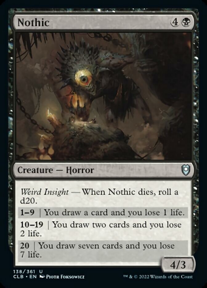 Nothic [Commander Legends: Battle for Baldur's Gate] | Anubis Games and Hobby