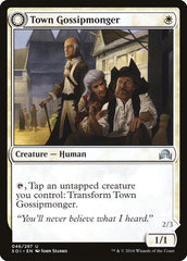 Town Gossipmonger // Incited Rabble [Shadows over Innistrad] | Anubis Games and Hobby