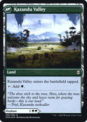 Kazandu Mammoth // Kazandu Valley [Zendikar Rising Prerelease Promos] | Anubis Games and Hobby