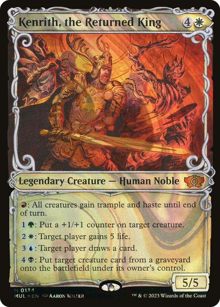 Kenrith, the Returned King (Halo Foil) [Multiverse Legends] | Anubis Games and Hobby