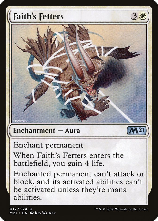 Faith's Fetters [Core Set 2021] | Anubis Games and Hobby