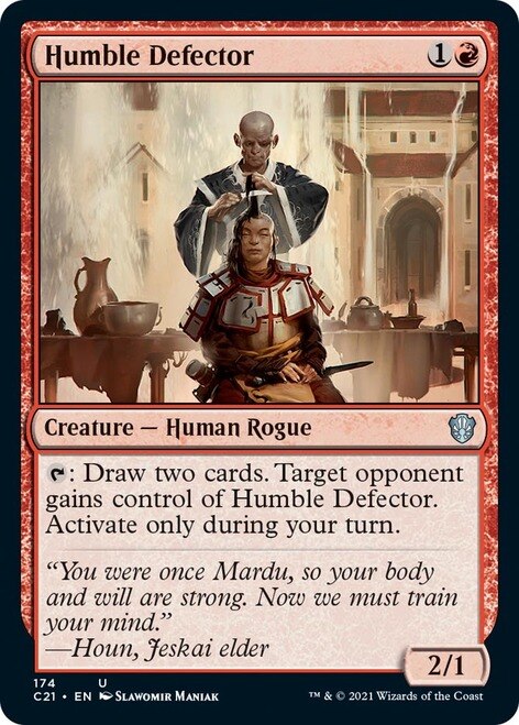 Humble Defector [Commander 2021] | Anubis Games and Hobby