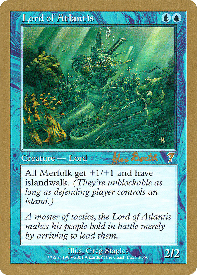 Lord of Atlantis (Alex Borteh) [World Championship Decks 2001] | Anubis Games and Hobby