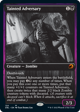 Tainted Adversary [Innistrad: Double Feature] | Anubis Games and Hobby