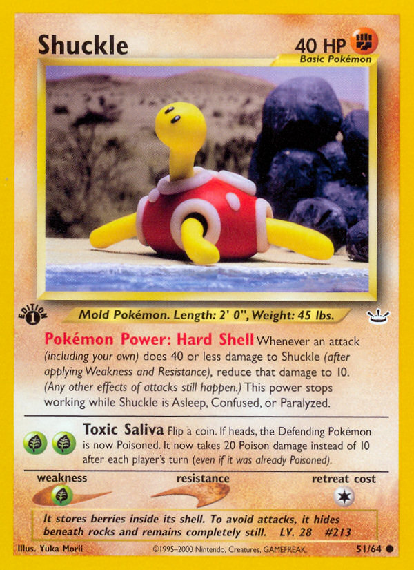 Shuckle (51/64) [Neo Revelation 1st Edition] | Anubis Games and Hobby