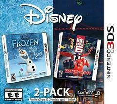 Frozen & Big Hero 6 Disney 2 Pack - Nintendo 3DS | Anubis Games and Hobby