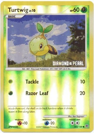 Turtwig (103/130) [Burger King Promos: 2008 Collection] | Anubis Games and Hobby