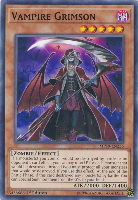 Vampire Grimson [MP19-EN236] Common | Anubis Games and Hobby