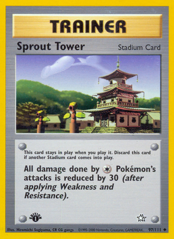 Sprout Tower (97/111) [Neo Genesis 1st Edition] | Anubis Games and Hobby