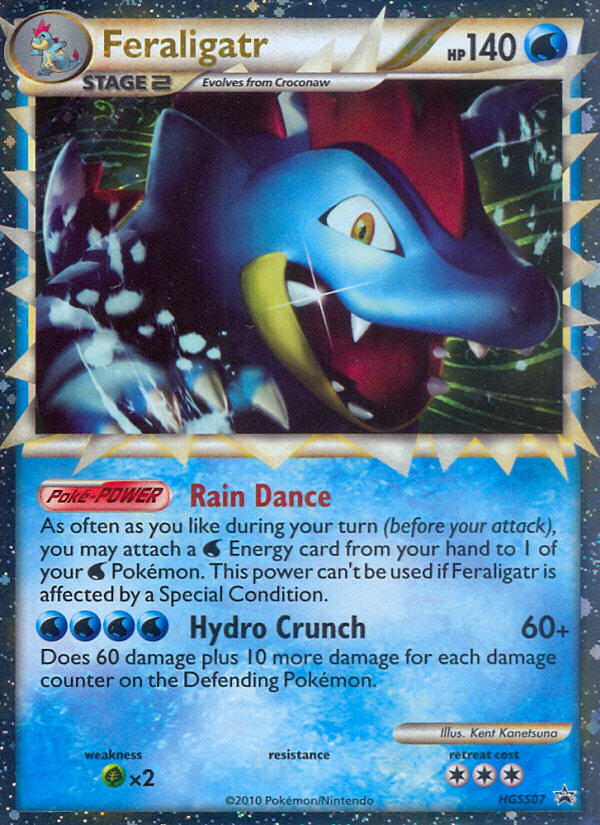 Feraligatr (HGSS07) [HeartGold & SoulSilver: Black Star Promos] | Anubis Games and Hobby