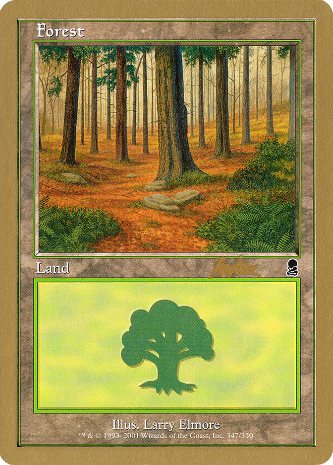 Forest (bk347) (Brian Kibler) [World Championship Decks 2002] | Anubis Games and Hobby