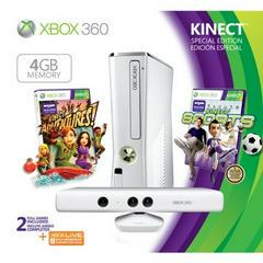 Xbox 360 Slim Console 4GB White Kinect Bundle - Xbox 360 | Anubis Games and Hobby