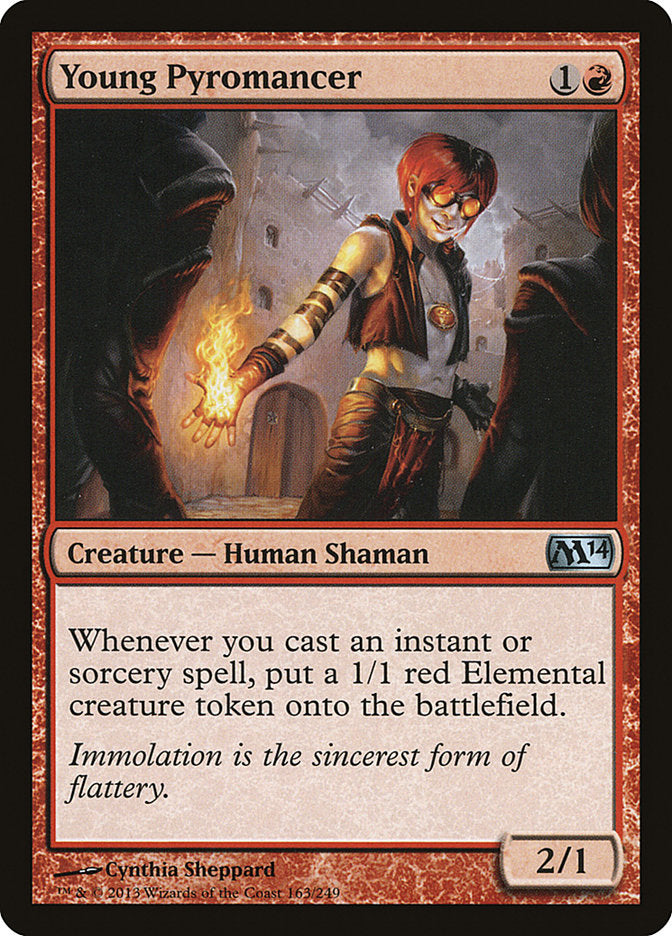 Young Pyromancer [Magic 2014] | Anubis Games and Hobby