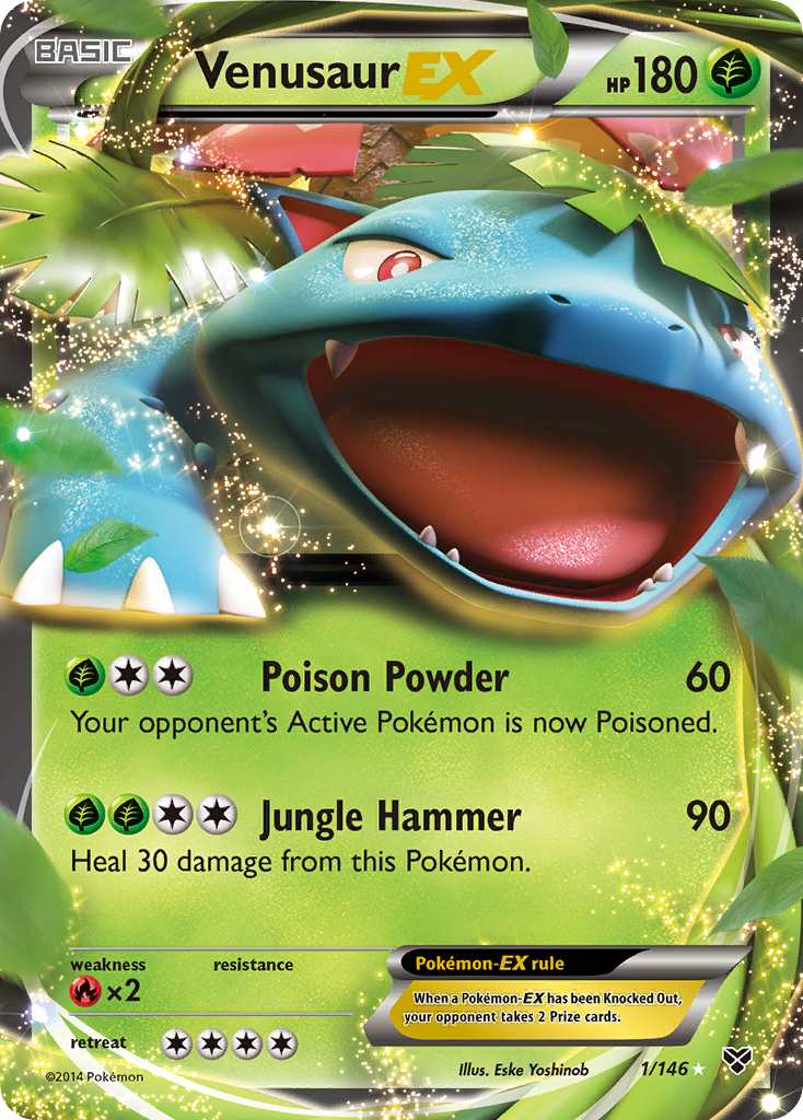 Venusaur EX (1/146) [XY: Base Set] | Anubis Games and Hobby