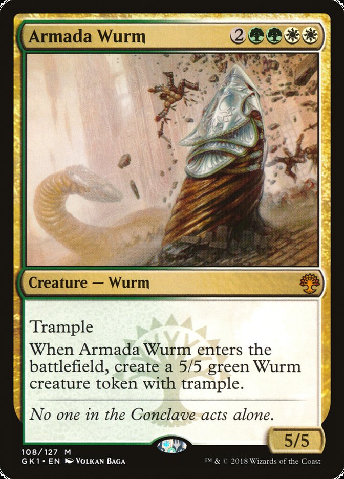 Armada Wurm [Guilds of Ravnica Guild Kit] | Anubis Games and Hobby