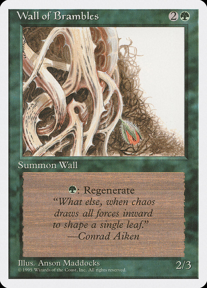 Wall of Brambles [Fourth Edition] | Anubis Games and Hobby