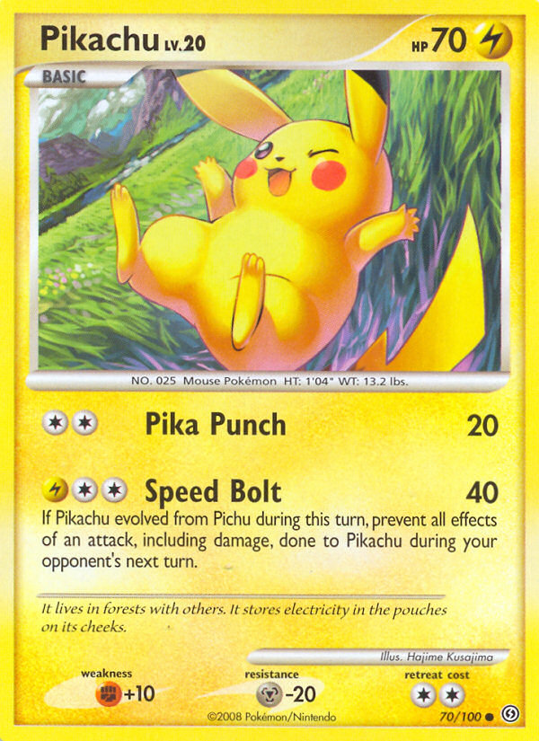 Pikachu (70/100) [Diamond & Pearl: Stormfront] | Anubis Games and Hobby