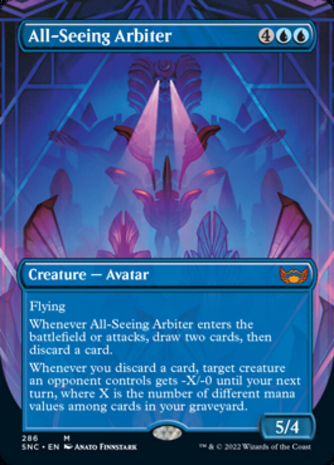 All-Seeing Arbiter (Borderless Alternate Art) [Streets of New Capenna] | Anubis Games and Hobby