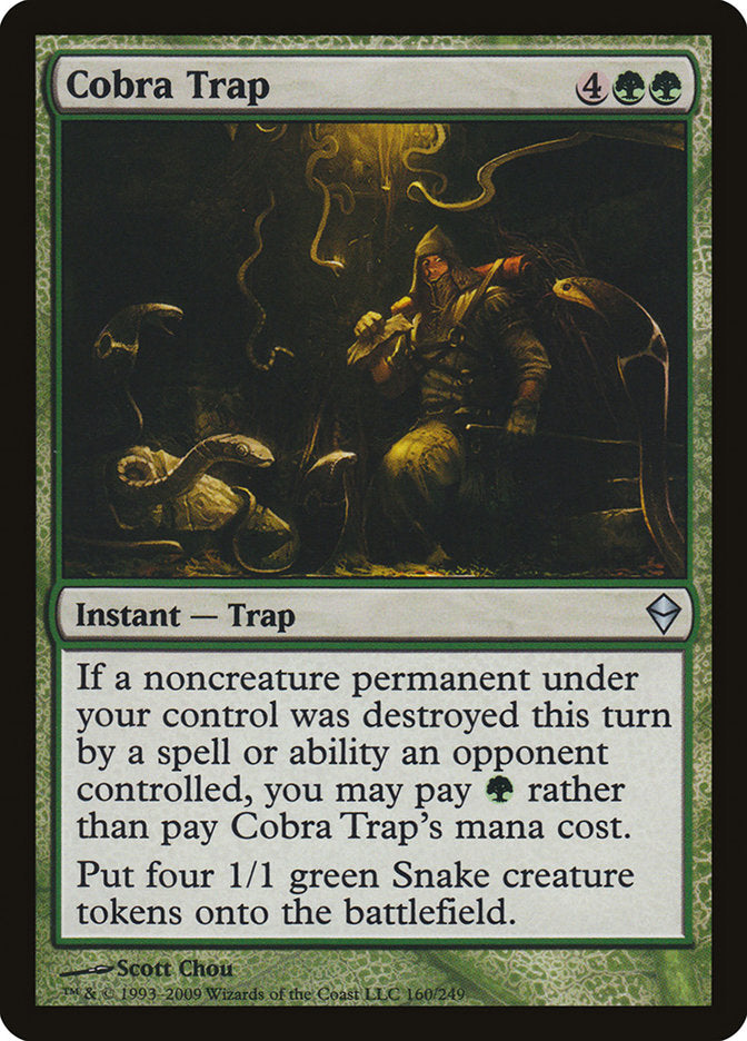 Cobra Trap [Zendikar] | Anubis Games and Hobby