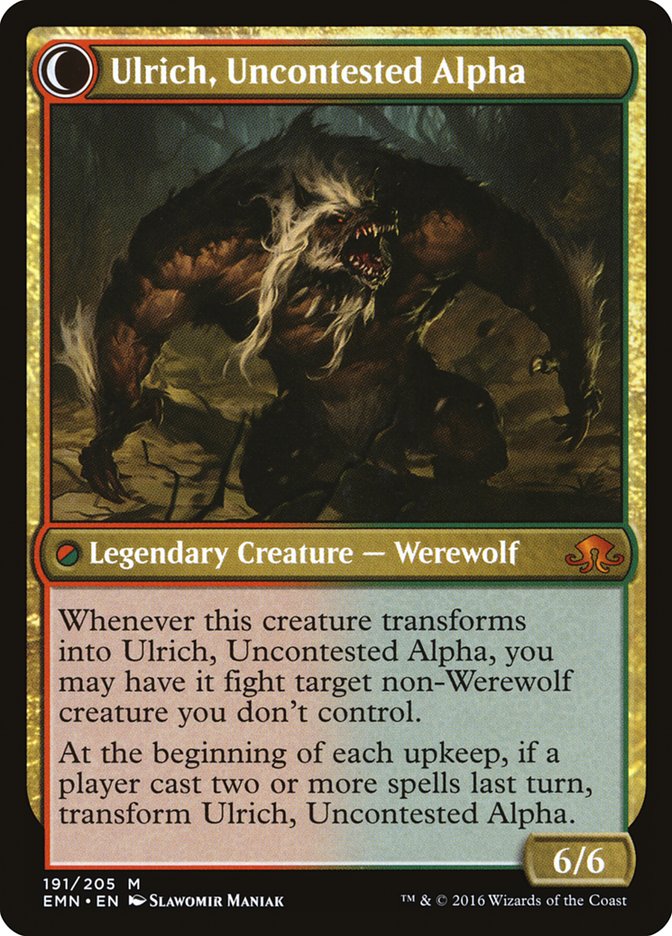 Ulrich of the Krallenhorde // Ulrich, Uncontested Alpha [Eldritch Moon] | Anubis Games and Hobby