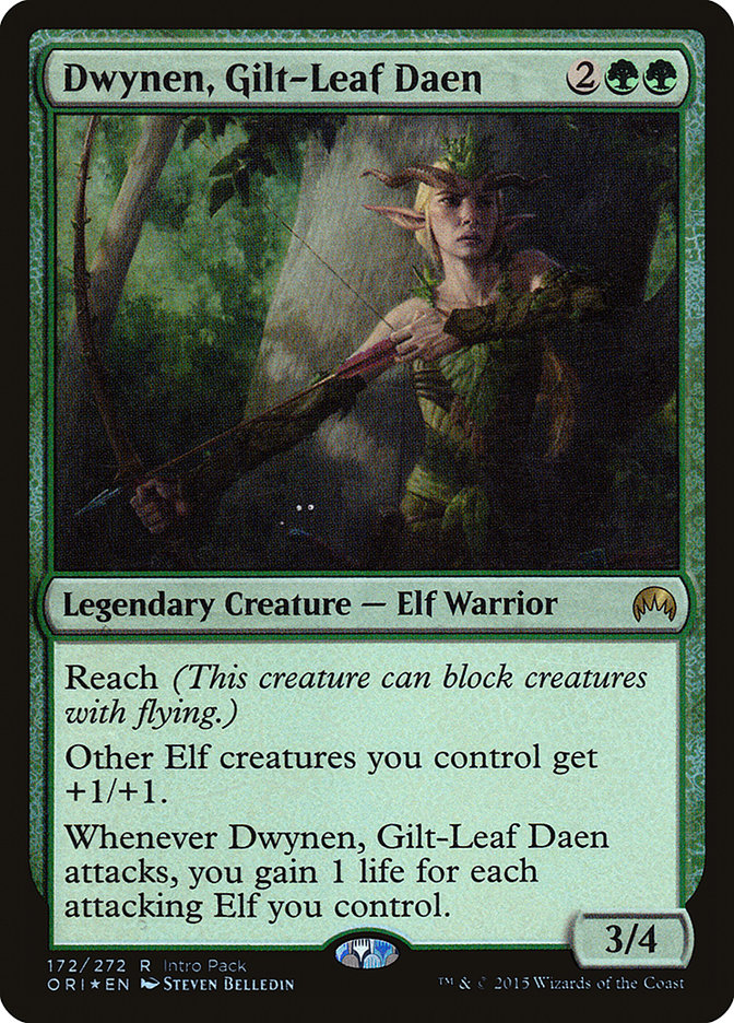 Dwynen, Gilt-Leaf Daen (Intro Pack) [Magic Origins Promos] | Anubis Games and Hobby