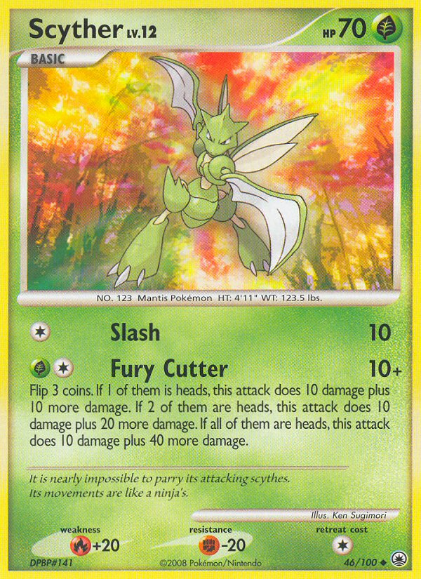 Scyther (46/100) [Diamond & Pearl: Majestic Dawn] | Anubis Games and Hobby