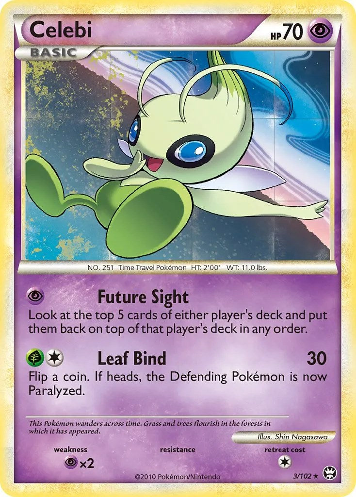 Celebi (3/102) (Movie Exclusive) [HeartGold & SoulSilver: Triumphant] | Anubis Games and Hobby