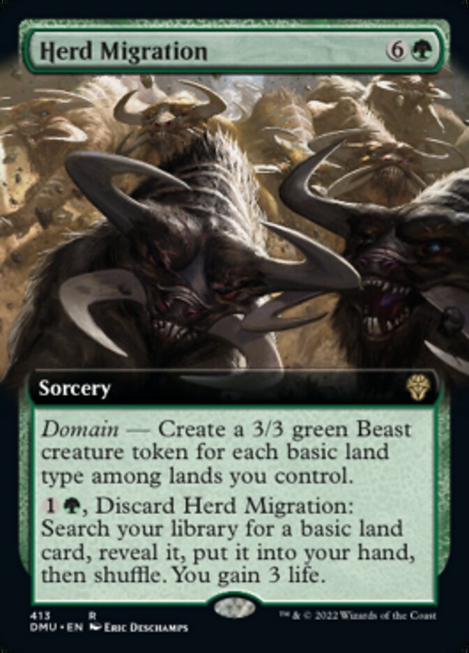 Herd Migration (Extended Art) [Dominaria United] | Anubis Games and Hobby