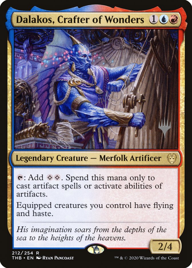 Dalakos, Crafter of Wonders (Promo Pack) [Theros Beyond Death Promos] | Anubis Games and Hobby