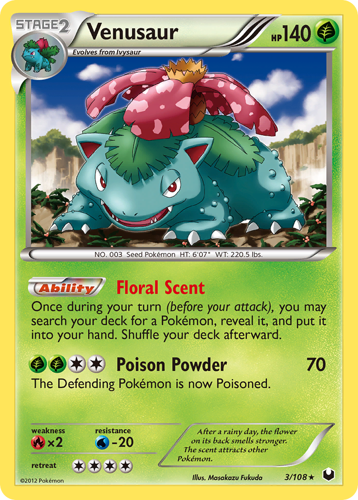 Venusaur (3/108) [Black & White: Dark Explorers] | Anubis Games and Hobby