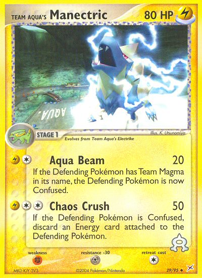 Team Aqua's Manectric (29/95) [EX: Team Magma vs Team Aqua] | Anubis Games and Hobby