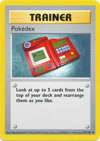 Pokedex (87/102) [Base Set Shadowless Unlimited] | Anubis Games and Hobby