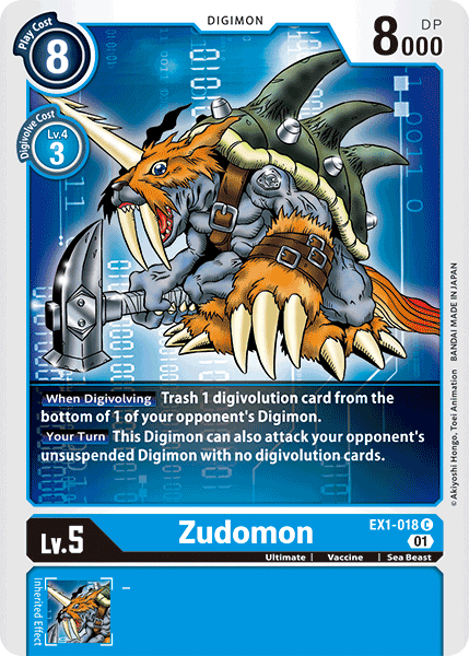 Zudomon [EX1-018] [Classic Collection] | Anubis Games and Hobby