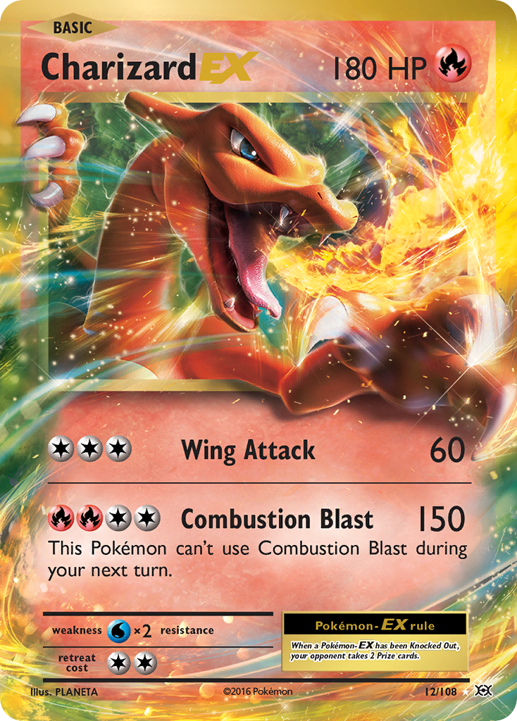 Charizard EX (12/108) [XY: Evolutions] | Anubis Games and Hobby